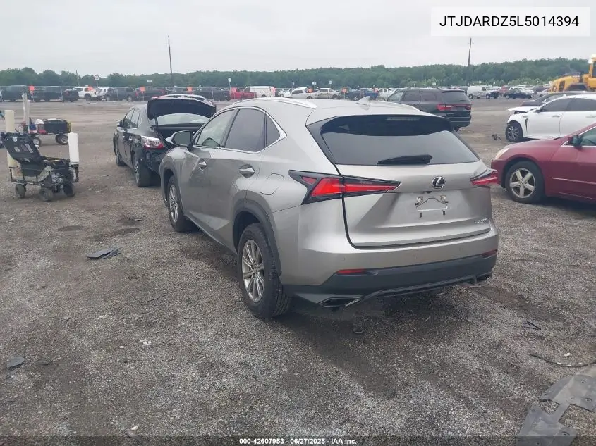 2020 Lexus Nx VIN: JTJDARDZ5L5014394 Lot: 42607953