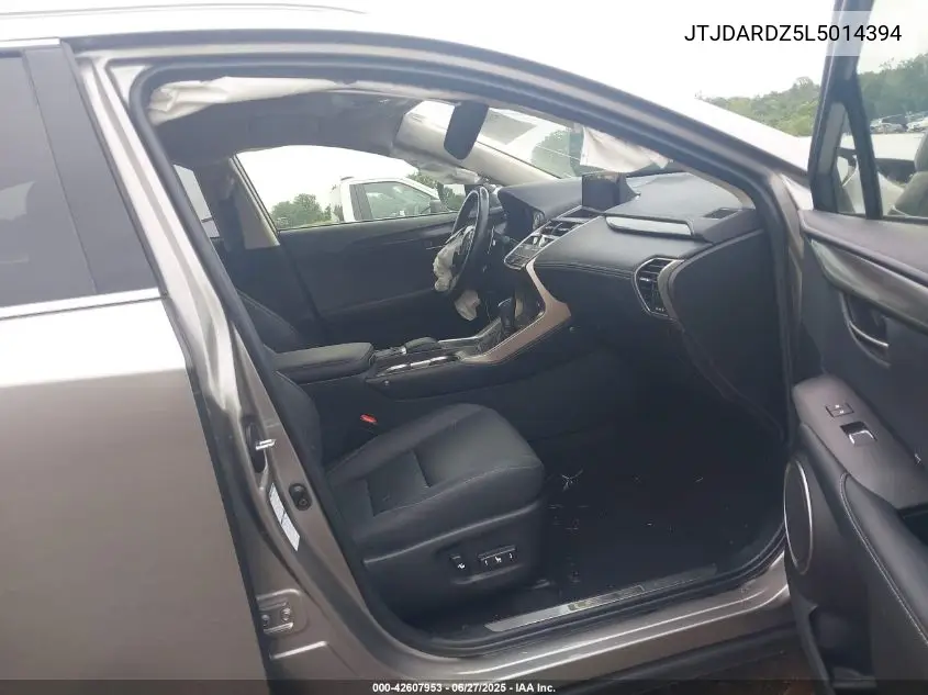2020 Lexus Nx VIN: JTJDARDZ5L5014394 Lot: 42607953