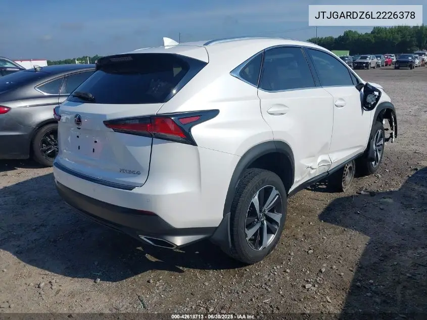 2020 Lexus Nx 300 300 VIN: JTJGARDZ6L2226378 Lot: 42618713