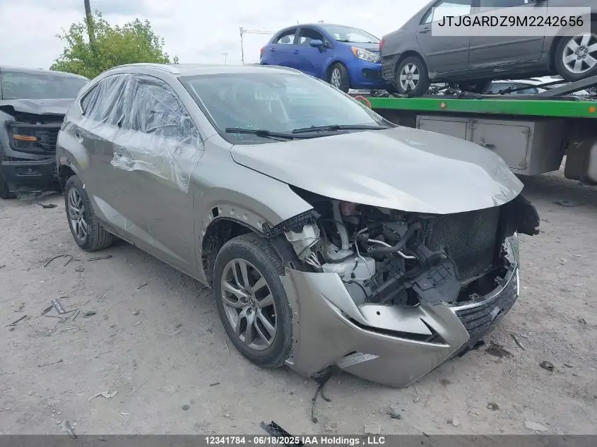 2021 Lexus Nx 300 VIN: JTJGARDZ9M2242656 Lot: 12341784