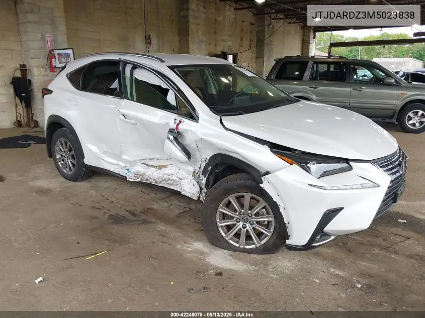 2021 Lexus Nx 300 VIN: JTJDARDZ3M5023838 Lot: 42248075