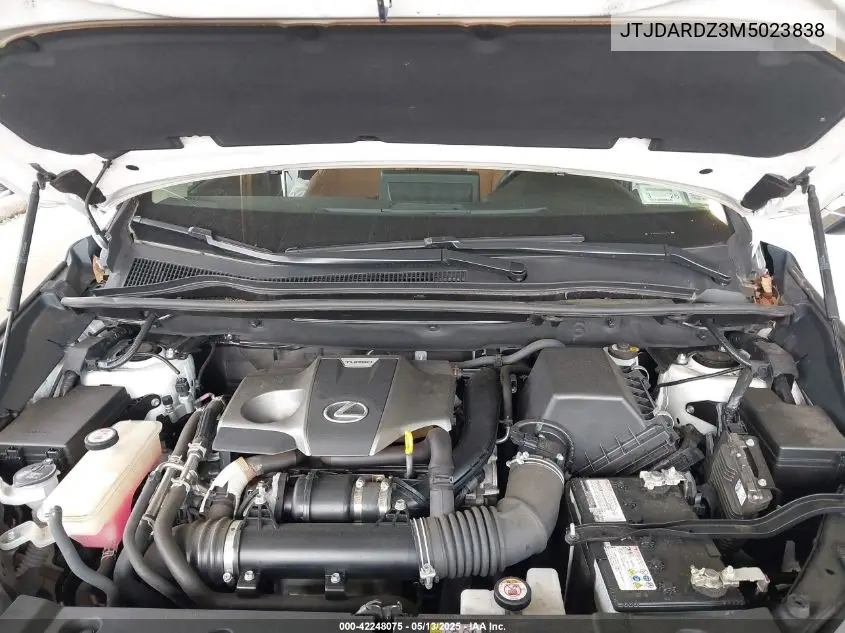 2021 Lexus Nx 300 VIN: JTJDARDZ3M5023838 Lot: 42248075