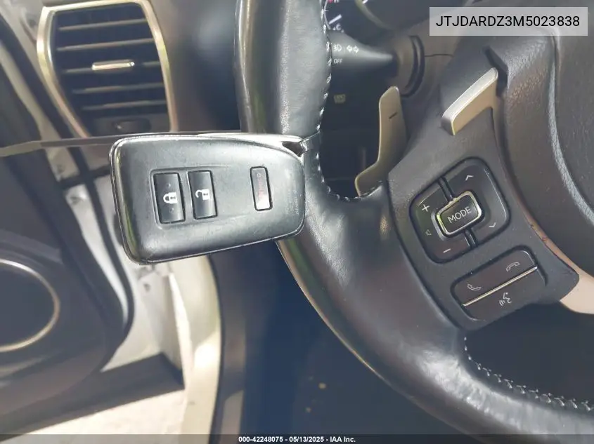 2021 Lexus Nx 300 VIN: JTJDARDZ3M5023838 Lot: 42248075