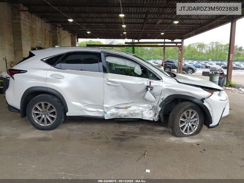 2021 Lexus Nx 300 VIN: JTJDARDZ3M5023838 Lot: 42248075