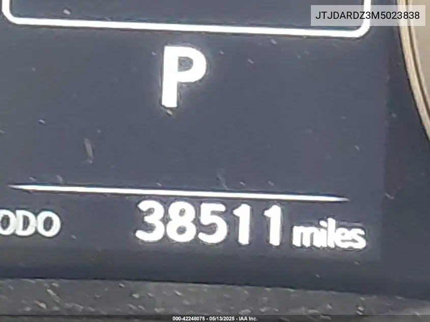 2021 Lexus Nx 300 VIN: JTJDARDZ3M5023838 Lot: 42248075