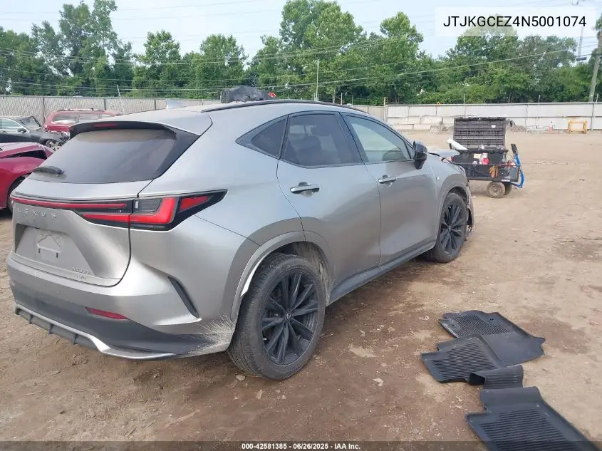 2022 Lexus Nx 350 F Sport Handling VIN: JTJKGCEZ4N5001074 Lot: 42581385