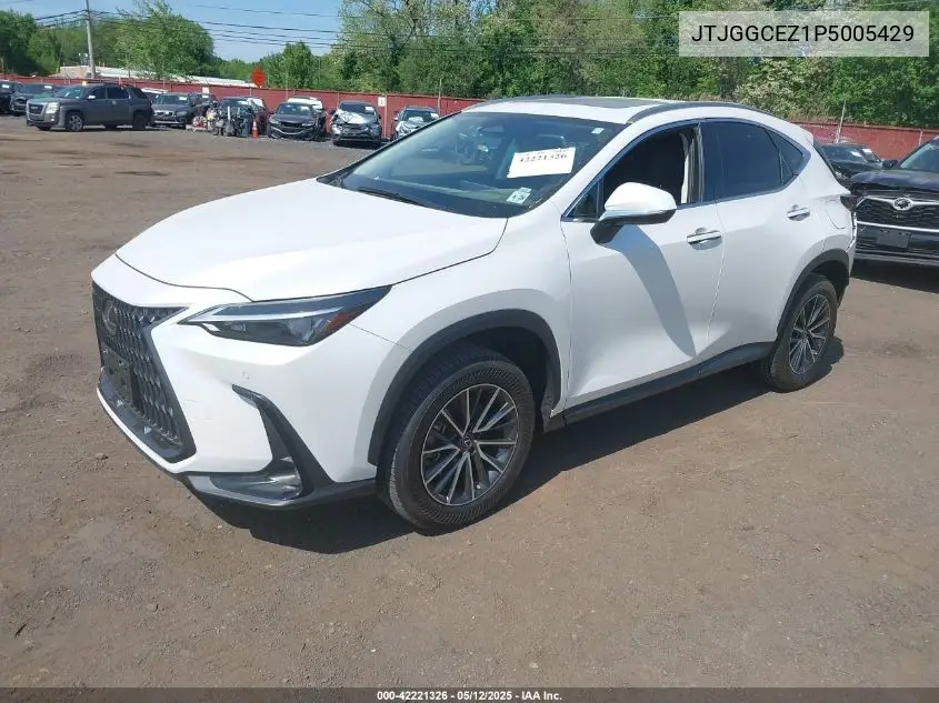 2023 Lexus Nx 350 Premium VIN: JTJGGCEZ1P5005429 Lot: 42221326