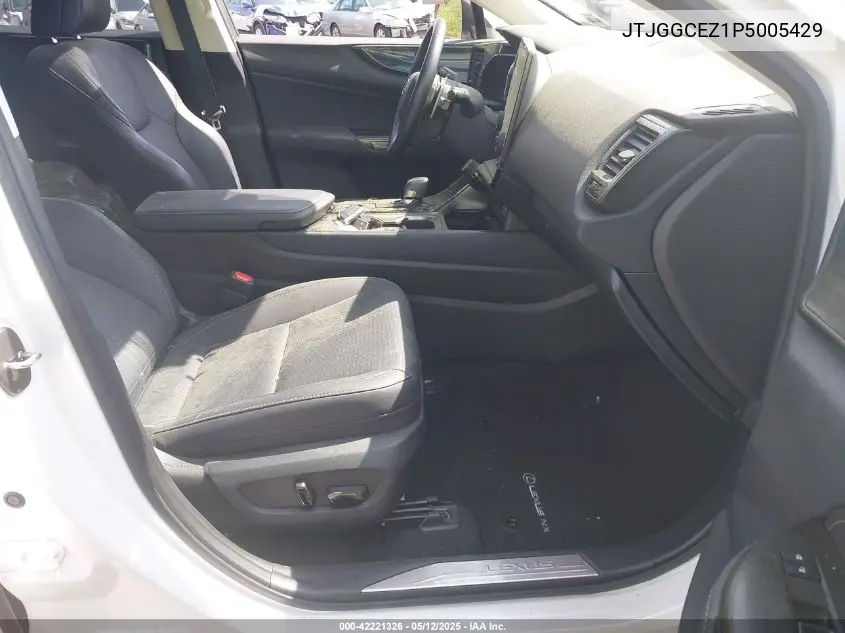 2023 Lexus Nx 350 Premium VIN: JTJGGCEZ1P5005429 Lot: 42221326