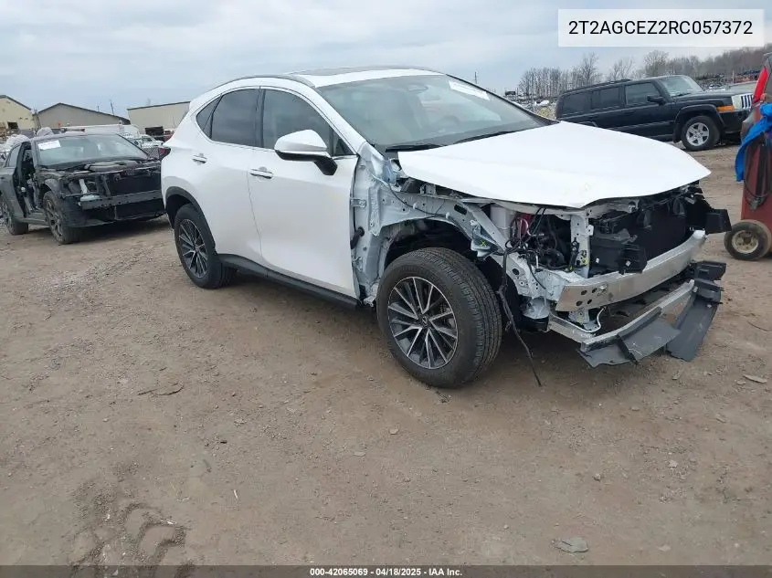 2024 Lexus Nx 350 VIN: 2T2AGCEZ2RC057372 Lot: 42065069