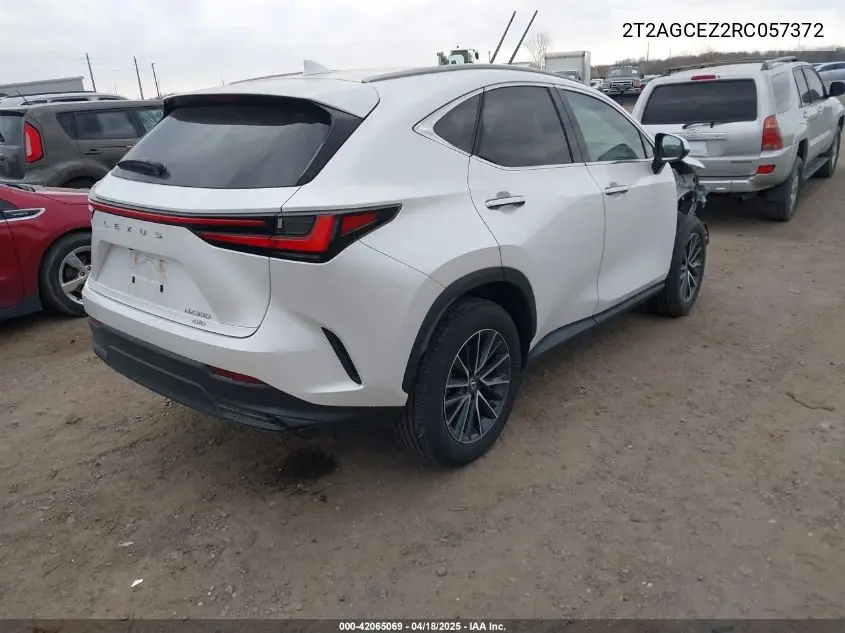 2024 Lexus Nx 350 VIN: 2T2AGCEZ2RC057372 Lot: 42065069