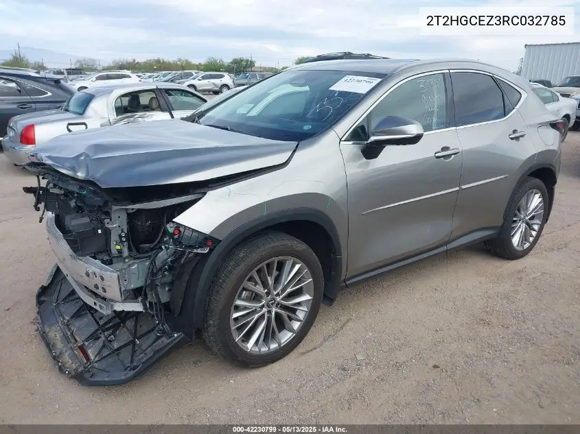 2024 Lexus Nx 350 Luxury VIN: 2T2HGCEZ3RC032785 Lot: 42230799