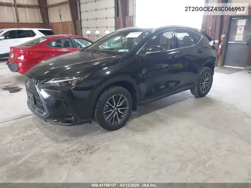 2025 Lexus Nx 350 Premium VIN: 2T2GGCEZ4SC066963 Lot: 41766137