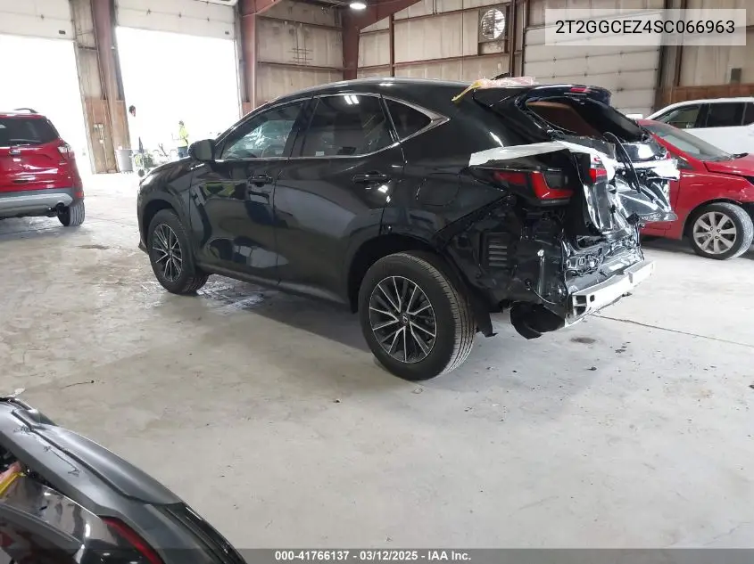 2025 Lexus Nx 350 Premium VIN: 2T2GGCEZ4SC066963 Lot: 41766137