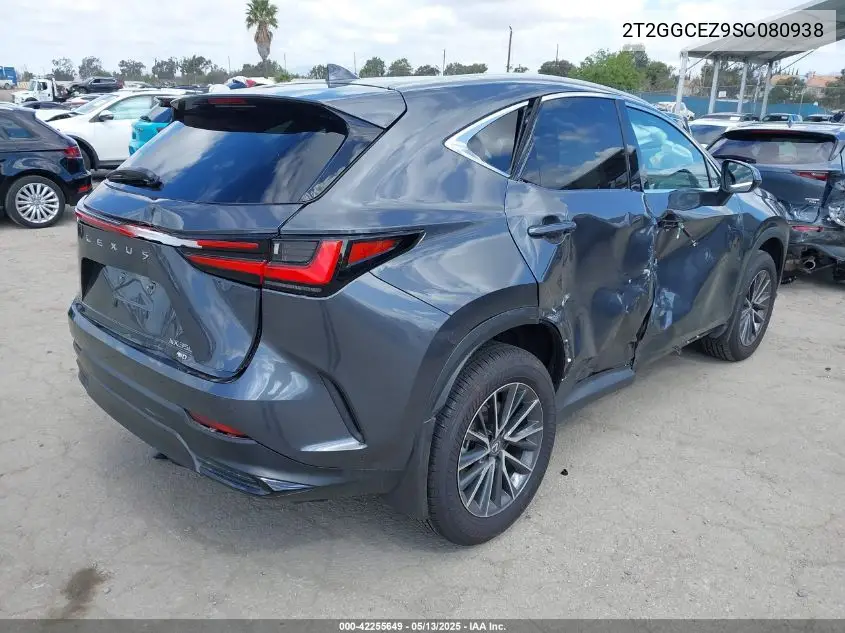 2025 Lexus Nx 350 Premium VIN: 2T2GGCEZ9SC080938 Lot: 42255649