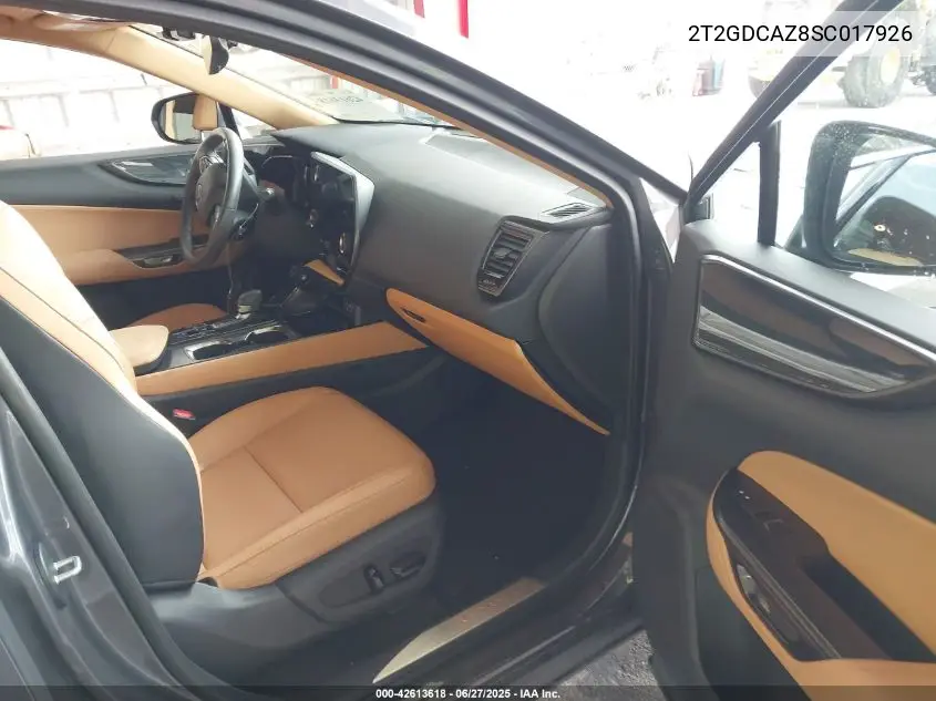 2025 Lexus Nx 250 Premium VIN: 2T2GDCAZ8SC017926 Lot: 42613618