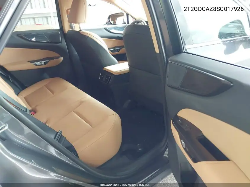 2025 Lexus Nx 250 Premium VIN: 2T2GDCAZ8SC017926 Lot: 42613618
