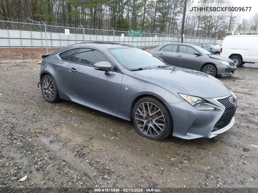 2015 Lexus Rc 350 VIN: JTHHE5BCXF5009677 Lot: 41515858