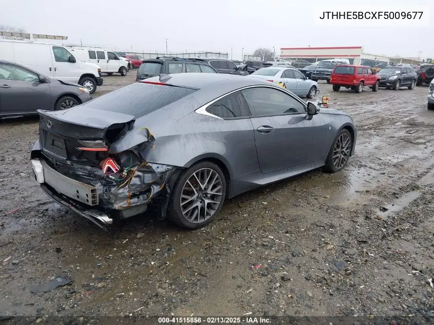 2015 Lexus Rc 350 VIN: JTHHE5BCXF5009677 Lot: 41515858
