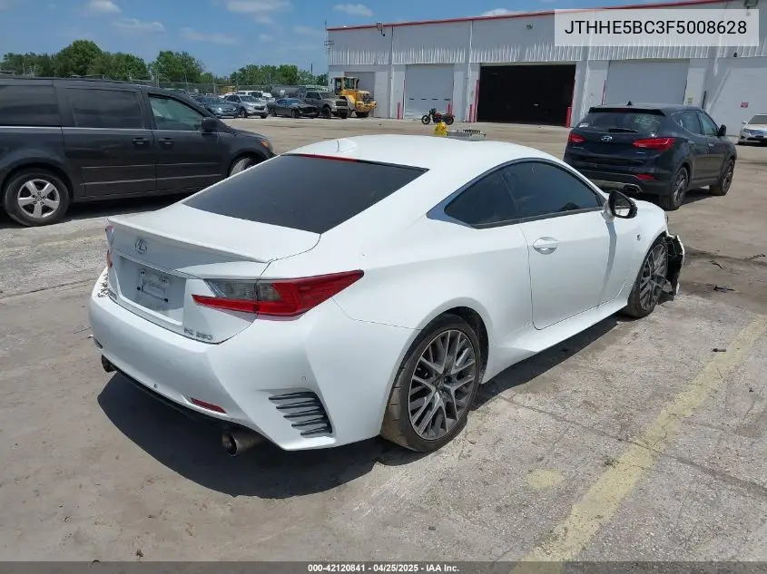 2015 Lexus Rc 350 VIN: JTHHE5BC3F5008628 Lot: 42120841
