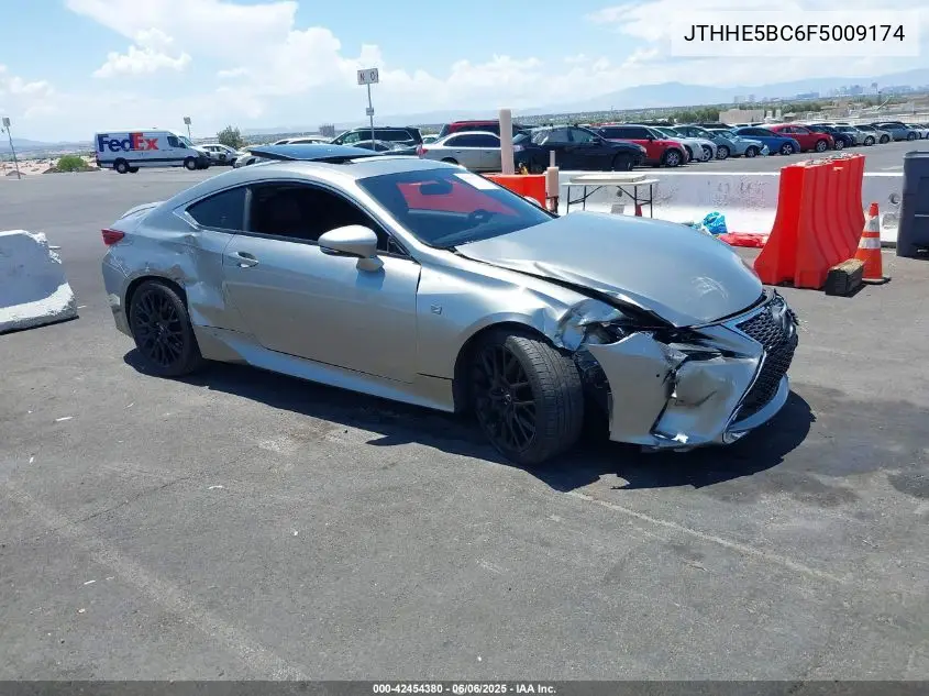 2015 Lexus Rc 350 VIN: JTHHE5BC6F5009174 Lot: 42454380