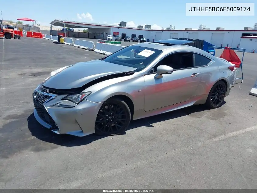 2015 Lexus Rc 350 VIN: JTHHE5BC6F5009174 Lot: 42454380
