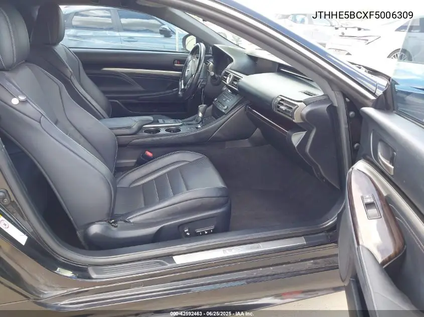 2015 Lexus Rc 350 VIN: JTHHE5BCXF5006309 Lot: 42592463