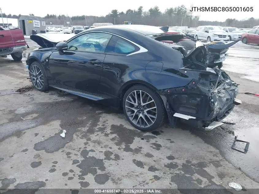 2016 Lexus Rc 300 VIN: JTHSM5BC8G5001605 Lot: 41655747
