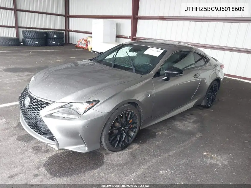 2018 Lexus Rc 350 VIN: JTHHZ5BC9J5018609 Lot: 42127260