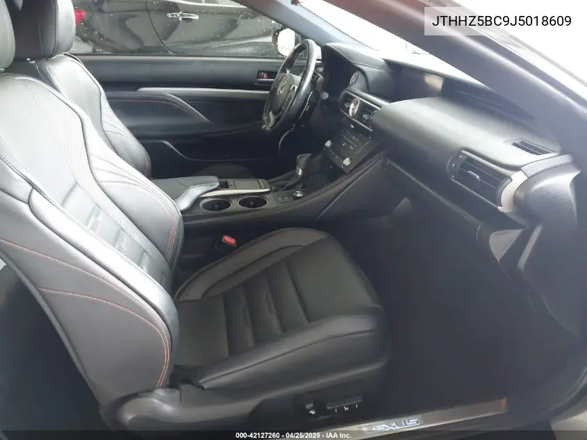 2018 Lexus Rc 350 VIN: JTHHZ5BC9J5018609 Lot: 42127260