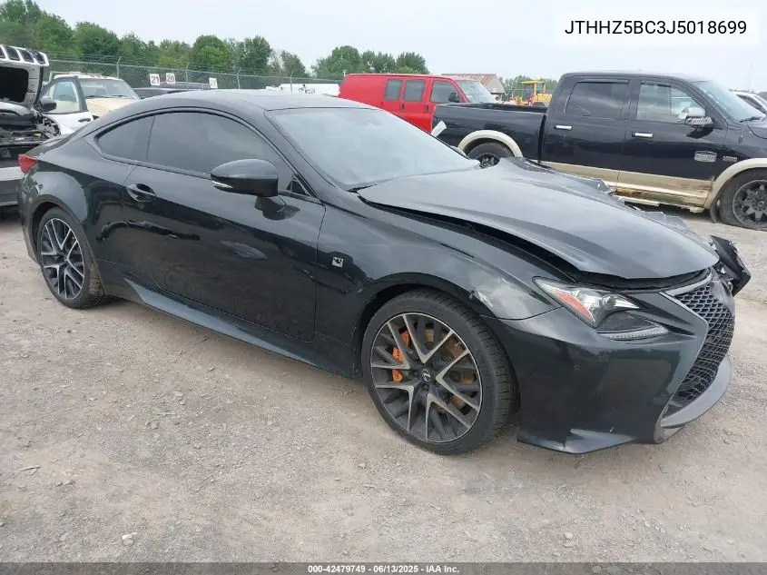 2018 Lexus Rc 350 VIN: JTHHZ5BC3J5018699 Lot: 42479749