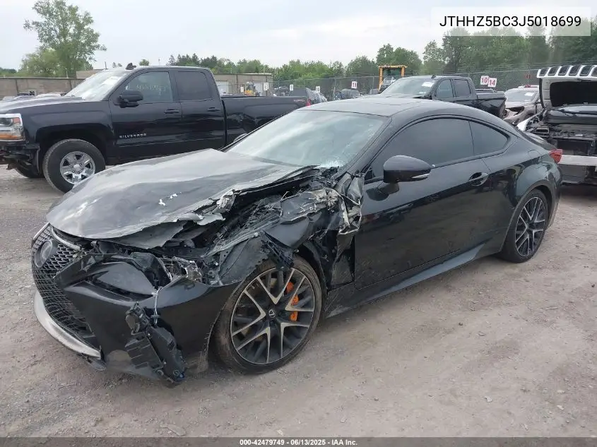 2018 Lexus Rc 350 VIN: JTHHZ5BC3J5018699 Lot: 42479749