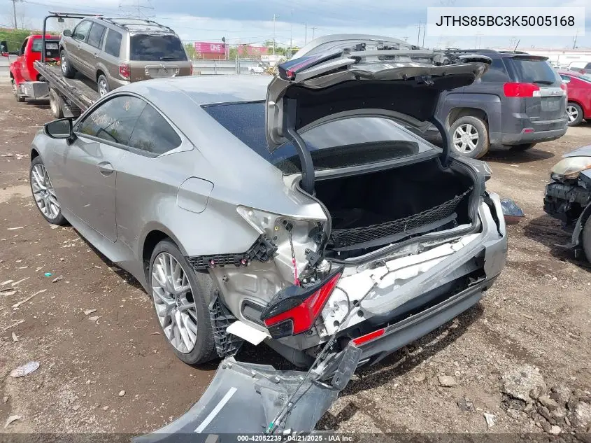 2019 Lexus Rc 300 VIN: JTHS85BC3K5005168 Lot: 42052239