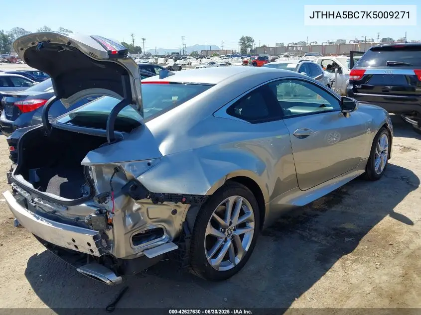 2019 Lexus Rc 300 VIN: JTHHA5BC7K5009271 Lot: 42627630