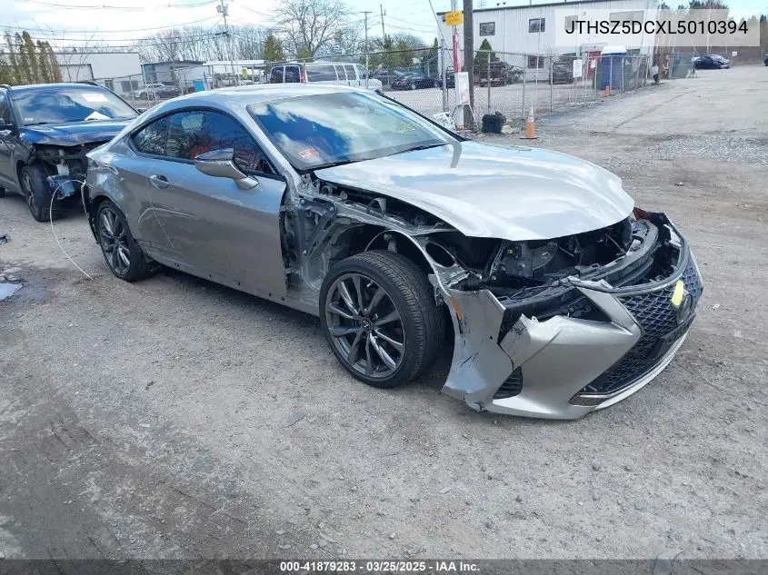 2020 Lexus Rc 350 VIN: JTHSZ5DCXL5010394 Lot: 41879283