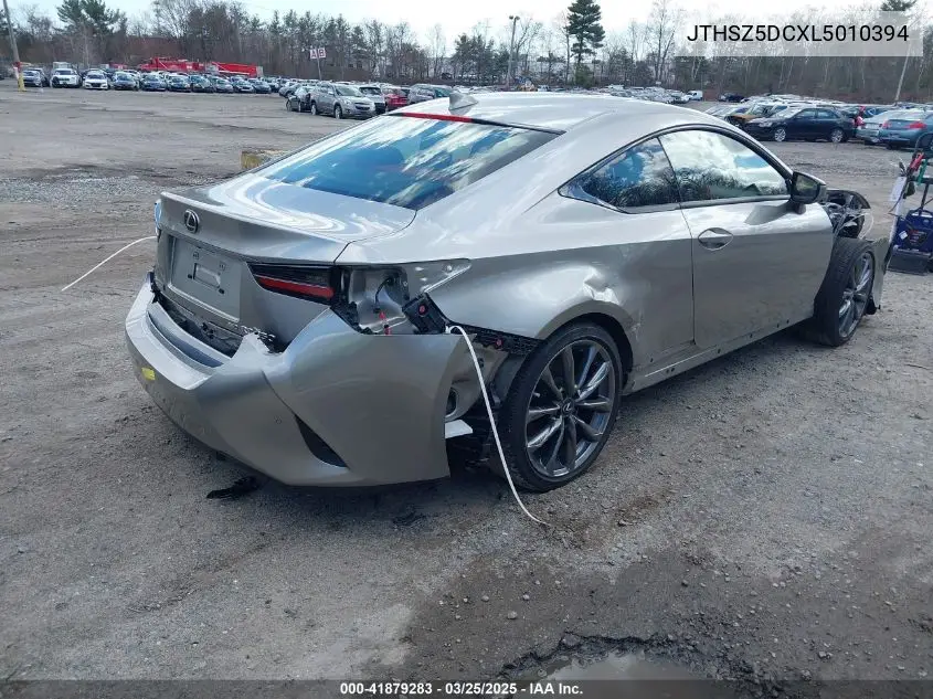 2020 Lexus Rc 350 VIN: JTHSZ5DCXL5010394 Lot: 41879283