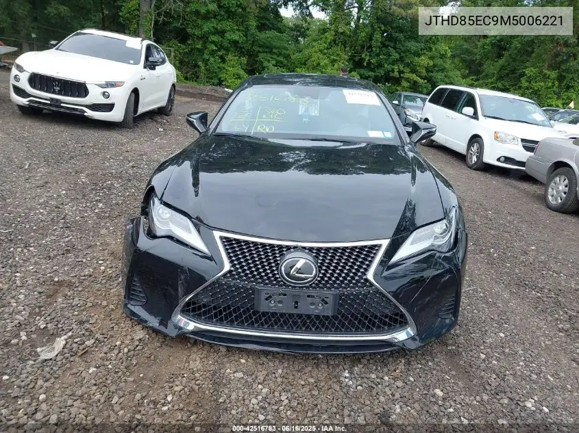 2021 Lexus Rc 300 VIN: JTHD85EC9M5006221 Lot: 42516783