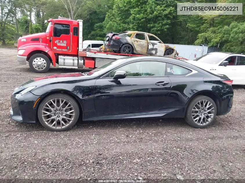 2021 Lexus Rc 300 VIN: JTHD85EC9M5006221 Lot: 42516783