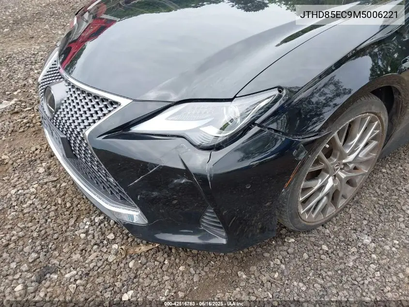 2021 Lexus Rc 300 VIN: JTHD85EC9M5006221 Lot: 42516783