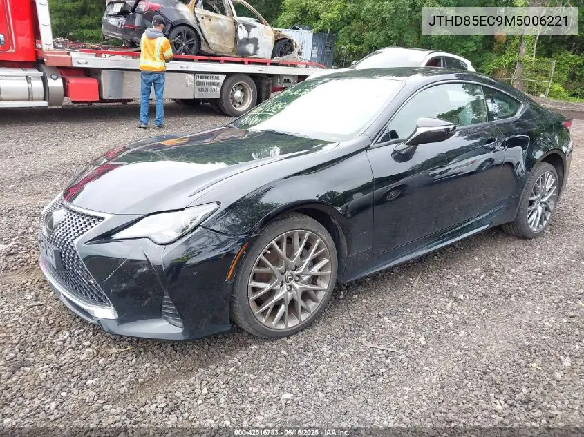 2021 Lexus Rc 300 VIN: JTHD85EC9M5006221 Lot: 42516783