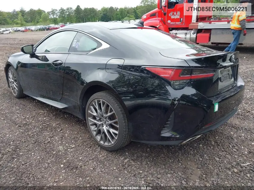 2021 Lexus Rc 300 VIN: JTHD85EC9M5006221 Lot: 42516783
