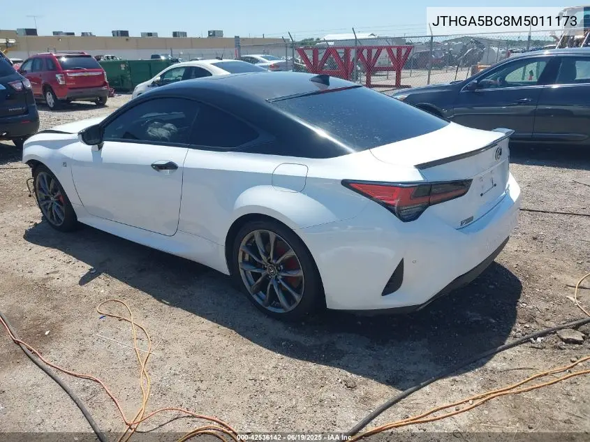 2021 Lexus Rc 300 F Sport VIN: JTHGA5BC8M5011173 Lot: 42536142