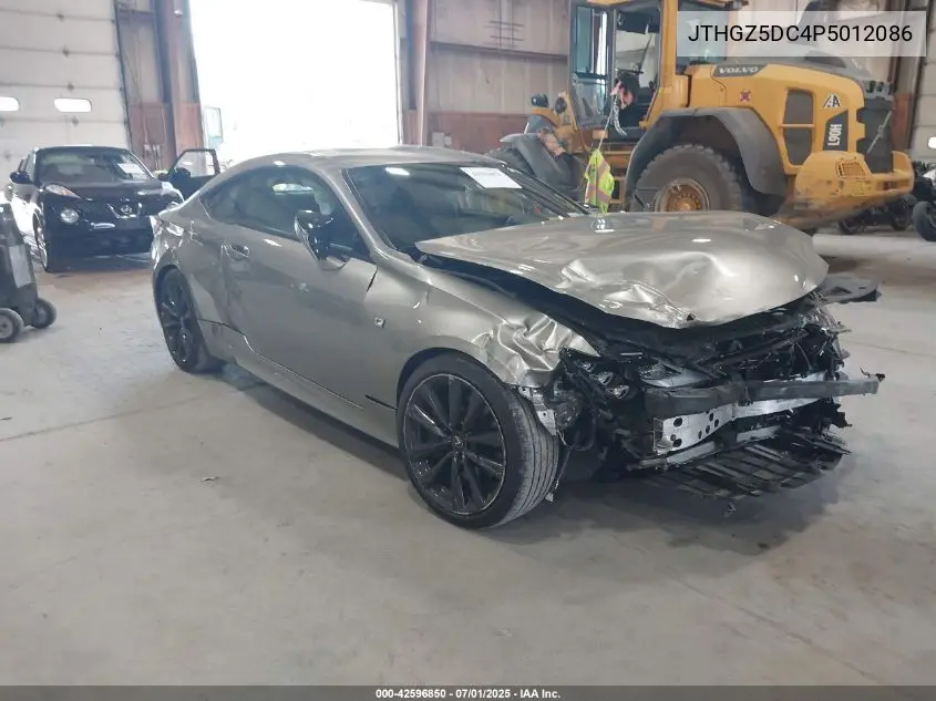 2023 Lexus Rc 350 F Sport VIN: JTHGZ5DC4P5012086 Lot: 42596850