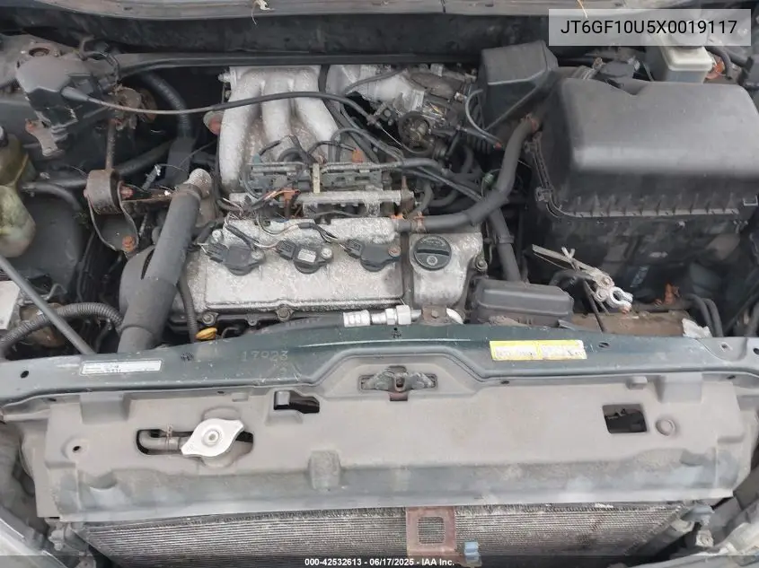 1999 Lexus Rx 300 VIN: JT6GF10U5X0019117 Lot: 42532613