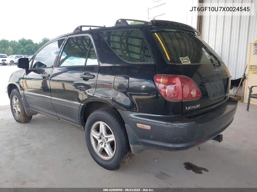 1999 Lexus Rx 300 VIN: JT6GF10U7X0024545 Lot: 42580059