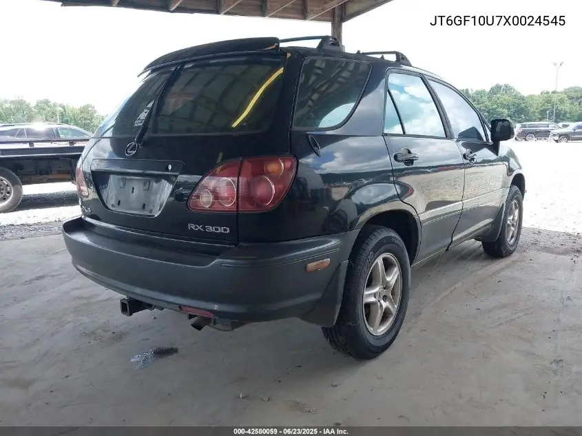 1999 Lexus Rx 300 VIN: JT6GF10U7X0024545 Lot: 42580059