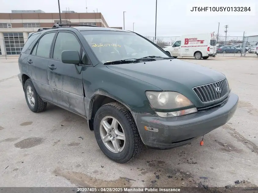 2000 Lexus Rx300 VIN: JT6HF10U5Y0133284 Lot: 20207405
