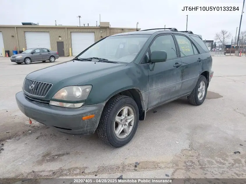 2000 Lexus Rx300 VIN: JT6HF10U5Y0133284 Lot: 20207405