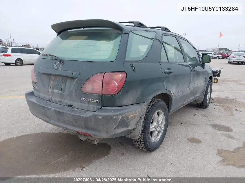 2000 Lexus Rx300 VIN: JT6HF10U5Y0133284 Lot: 20207405