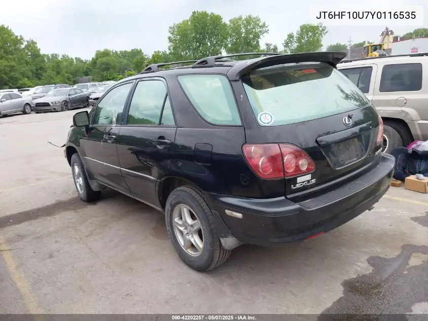2000 Lexus Rx 300 VIN: JT6HF10U7Y0116535 Lot: 42202257