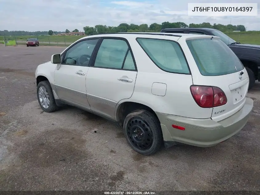 2000 Lexus Rx 300 VIN: JT6HF10U8Y0164397 Lot: 42228737